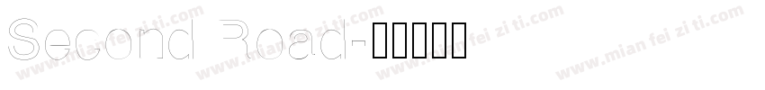 Second Road字体转换